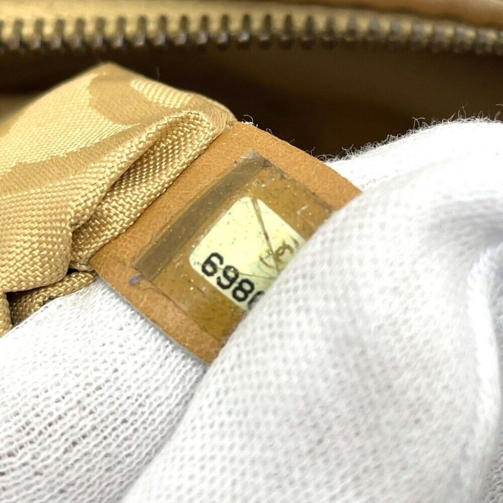 CHANEL CC Wild stitch Vintage Tote Bag Hand Bag Lambskin Leather Beige - Picture 8 of 13